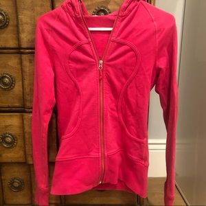 Lululemon Pink Long Sleeve Hoodie